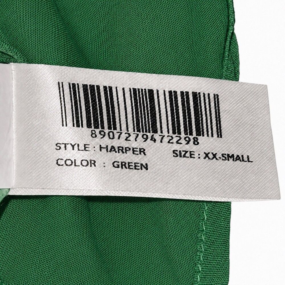 Rareism Harper Women’s XXS Green Modal Linen Button Down Shirt Blouse - Picture 6 of 7